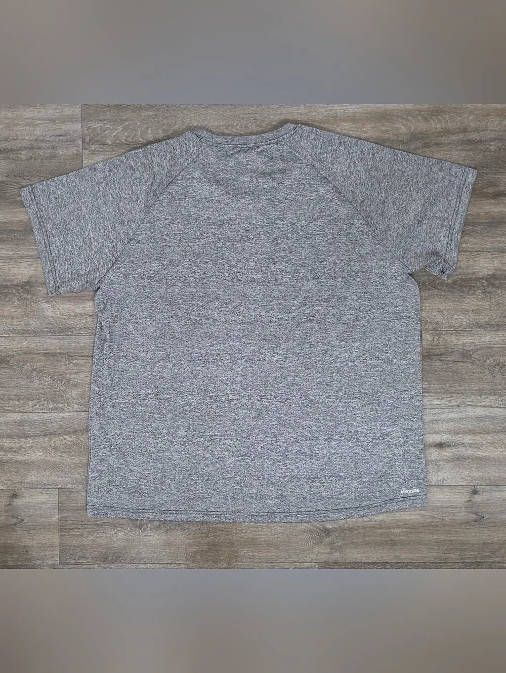 Adidas Men’s Climalite Heather Gray Athletic Crew Neck Shirt-Size 2XL
